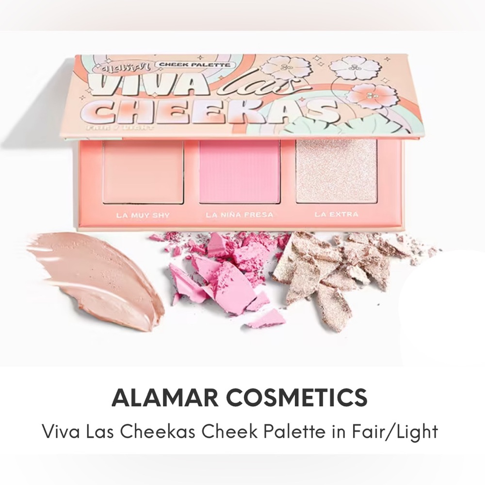 ALAMAR COSMETICS
Viva Las Cheekas Cheek Palette in Fair/Light
7.8 g